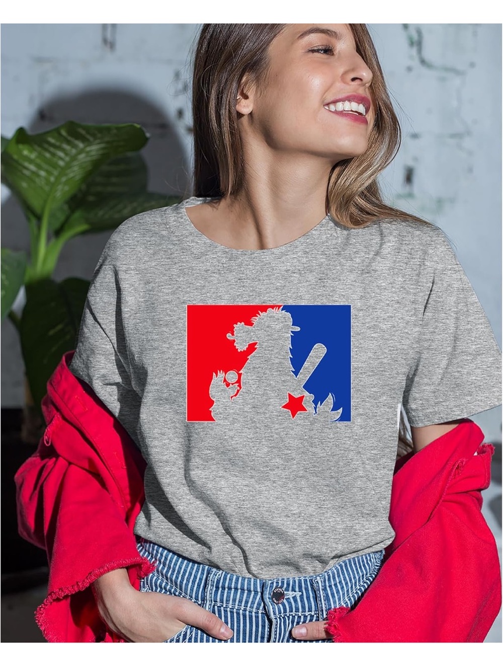 Philadelphia Phillies Baseball Phanatic Womens T-Shirt, Soft Cotton, Graphic Tee